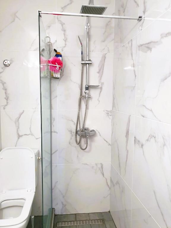 A bathroom at VILLA ARHONTIKO