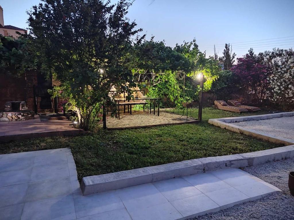 Zahrada ubytování Manos Apartments
