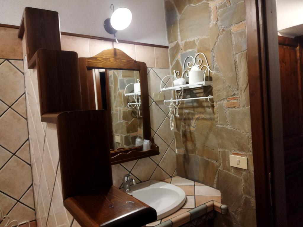 Koupelna v ubytování Villa Manca