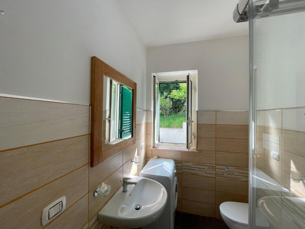 Koupelna v ubytování Hotel Riviera