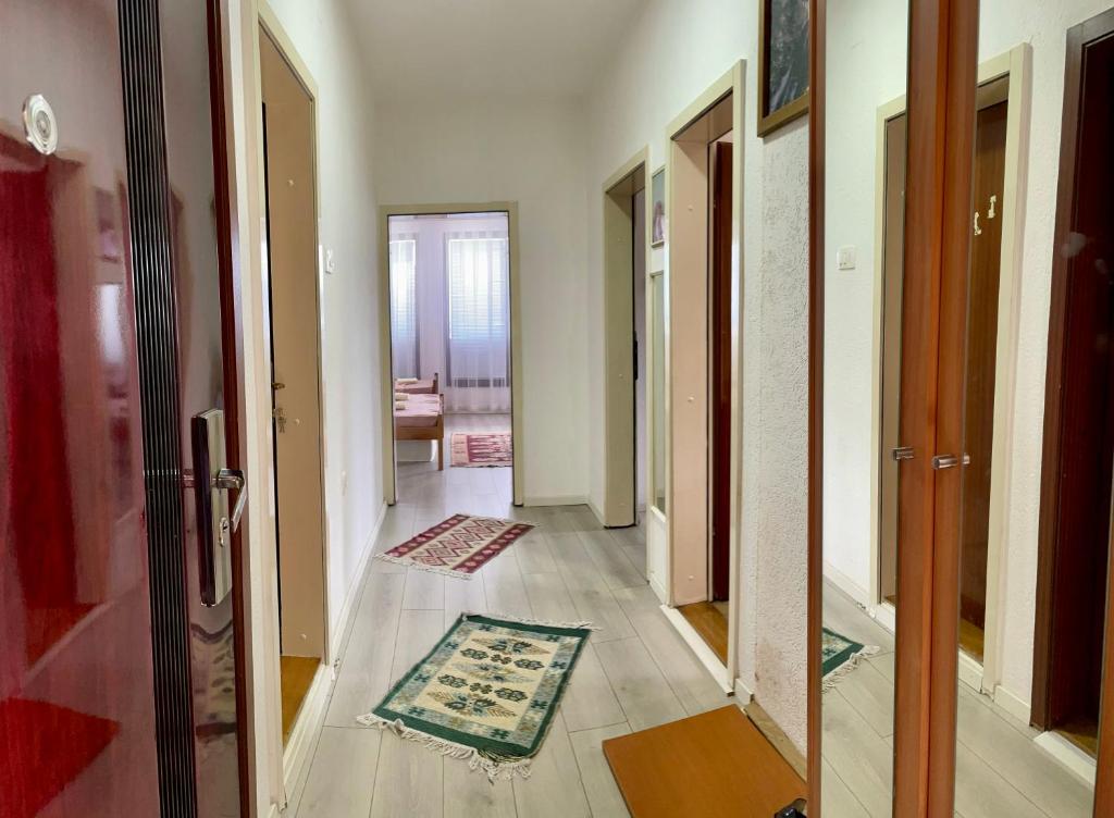 Koupelna v ubytování Rooms - near bus station
