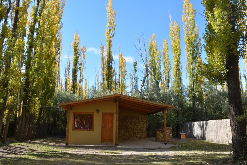 Κήπος έξω από το Cabañas El Álamo