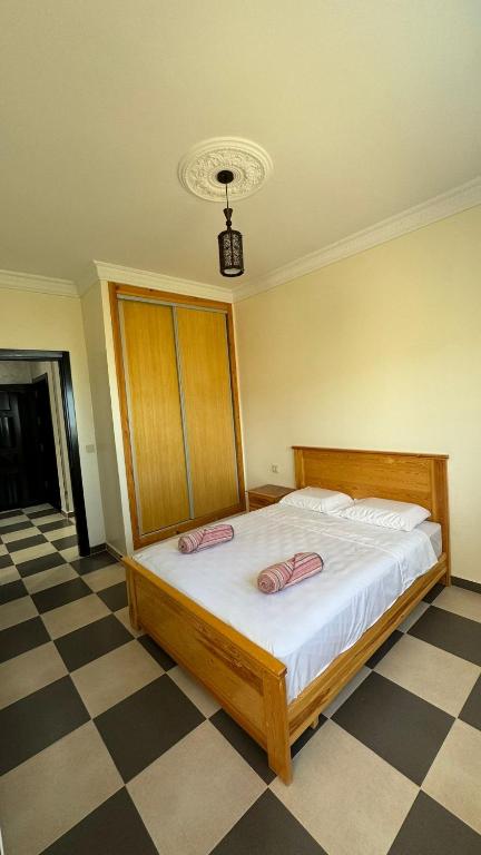 Postel nebo postele na pokoji v ubytování Appartement 3 vue sur mer à Azla