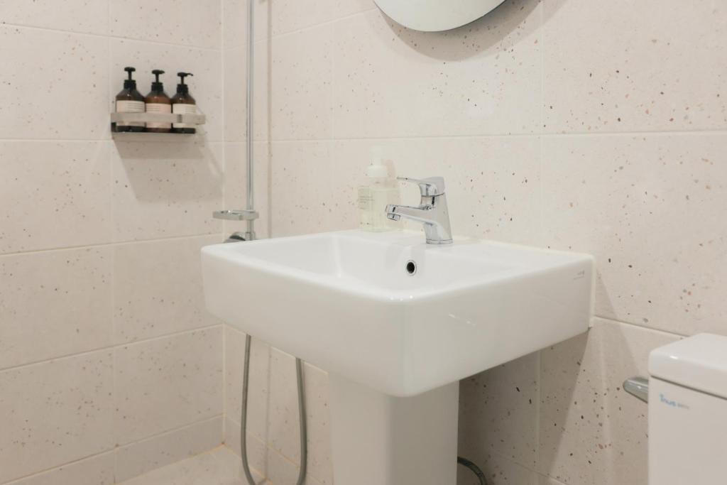 Koupelna v ubytování Aank Hotel Wolgot
