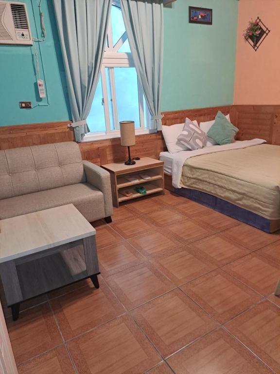 Postel nebo postele na pokoji v ubytování Heart Seed B&B