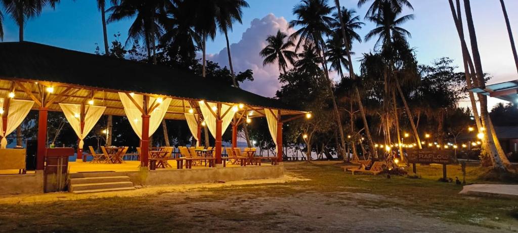 Zahrada ubytování Raflow Resort Raja Ampat