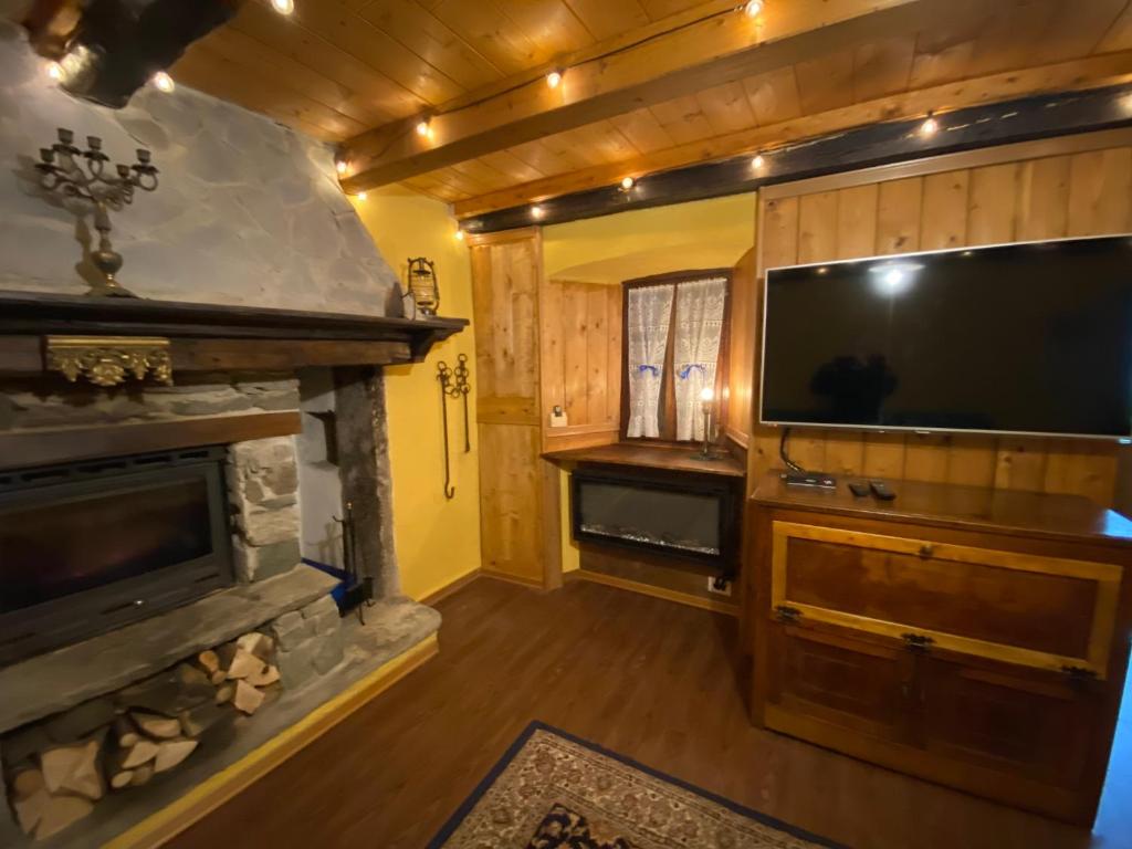 TV a/nebo společenská místnost v ubytování BeB Relax Appartament