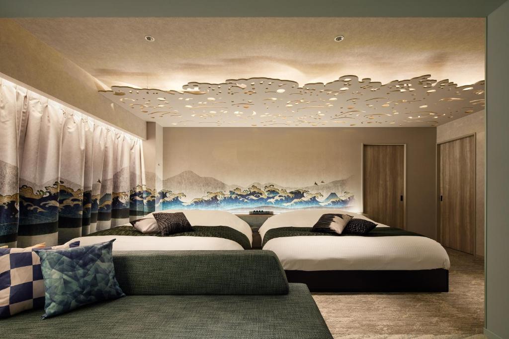Bazén v ubytování Yatomi Hotel Nuqu Natural Hot Spring nebo v jeho okolí