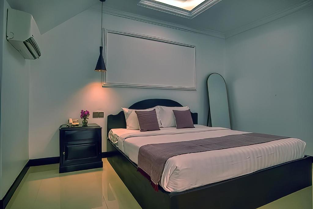 Cama o camas de una habitación en Bodee Corner