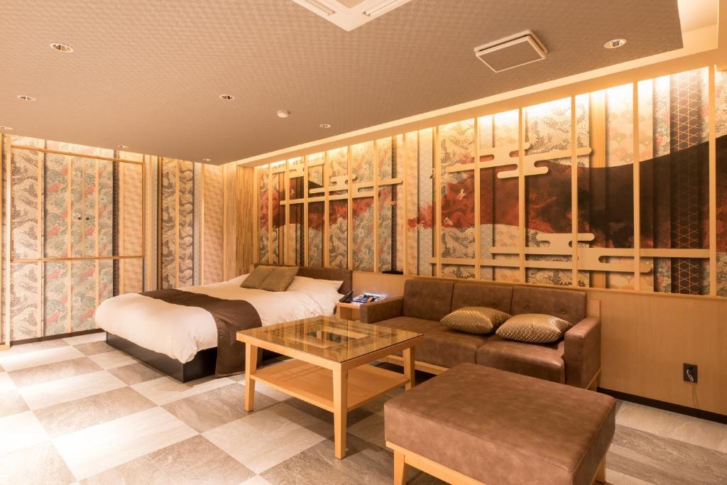 Posezení v ubytování Yatomi Hotel Nuqu Natural Hot Spring