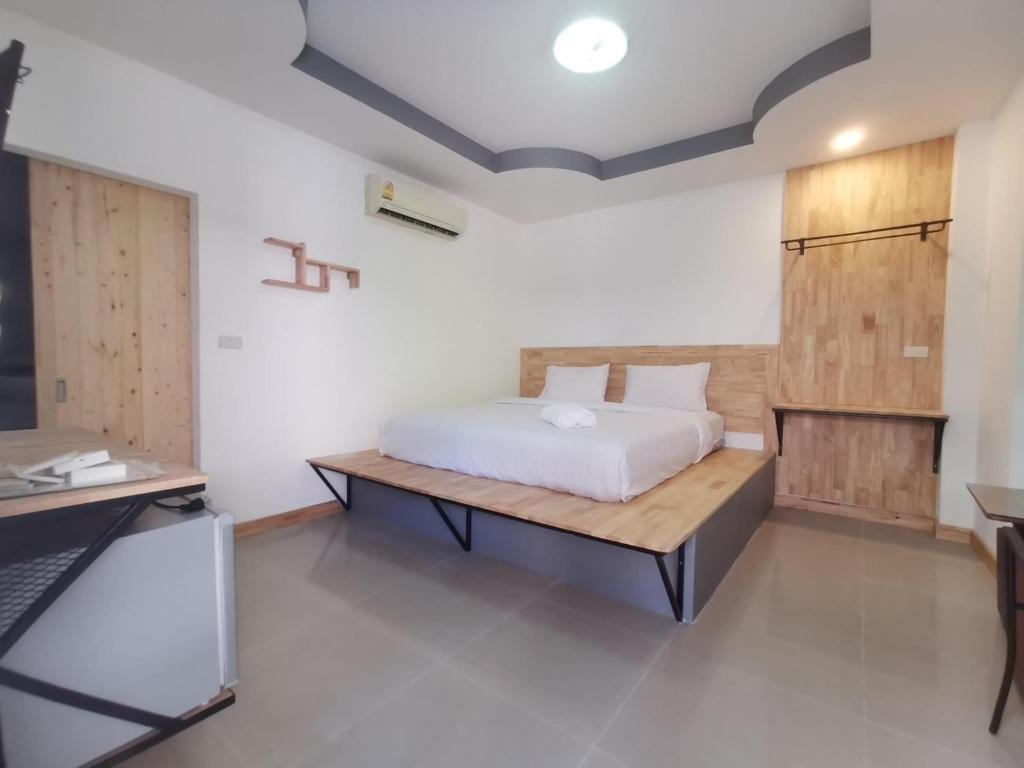 Postel nebo postele na pokoji v ubytování Phattararesort