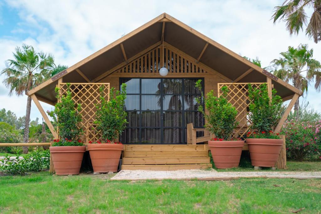 Zahrada ubytování Agriglamping Butterfly House Sardegna