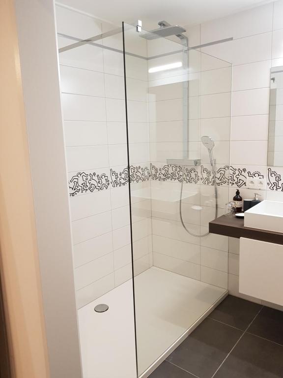 Koupelna v ubytování B&B De Vlierbeek