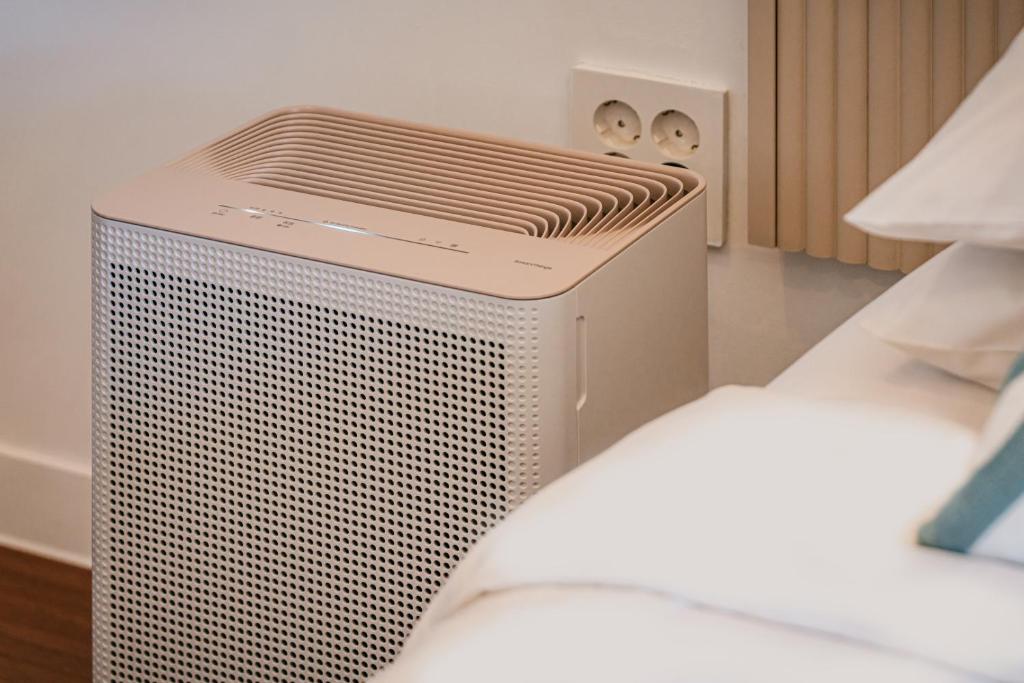 Postel nebo postele na pokoji v ubytování Hotel Yeon