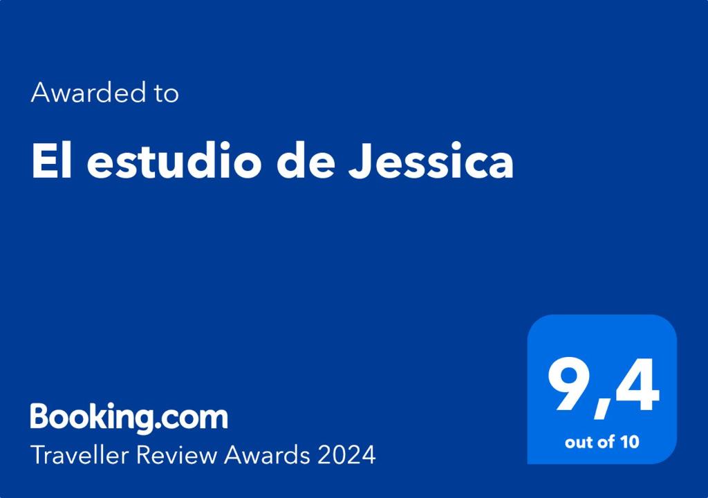 Certifikát, hodnocení, plakát nebo jiný dokument vystavený v ubytování El estudio de Jessica