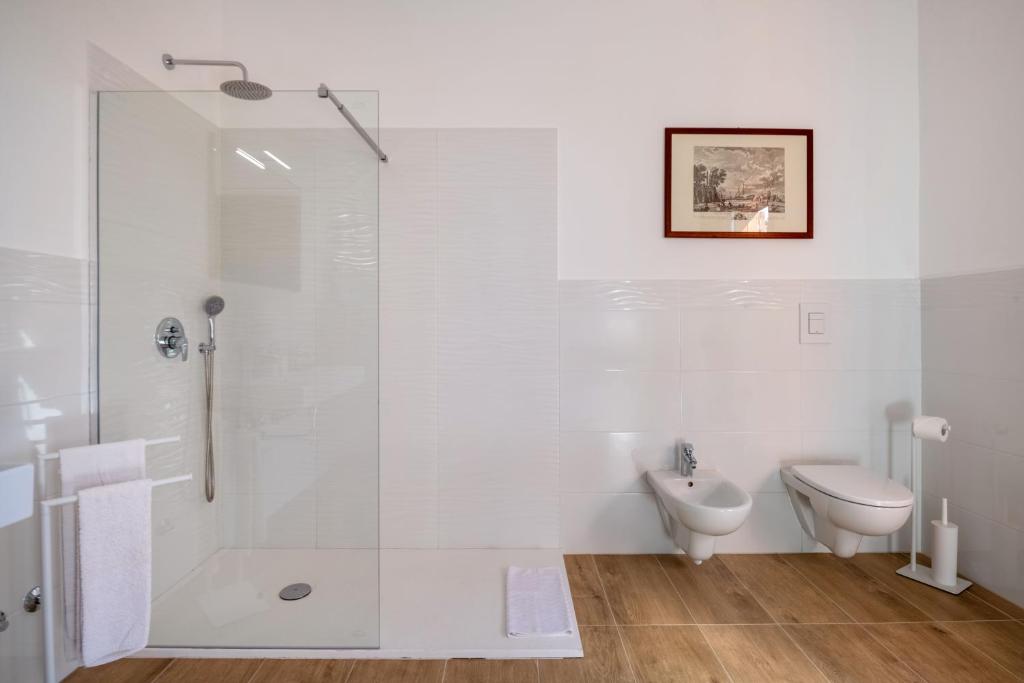 Koupelna v ubytování Gargiulo Suites