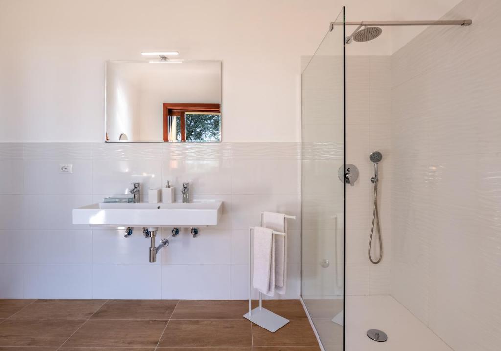 Koupelna v ubytování Gargiulo Suites