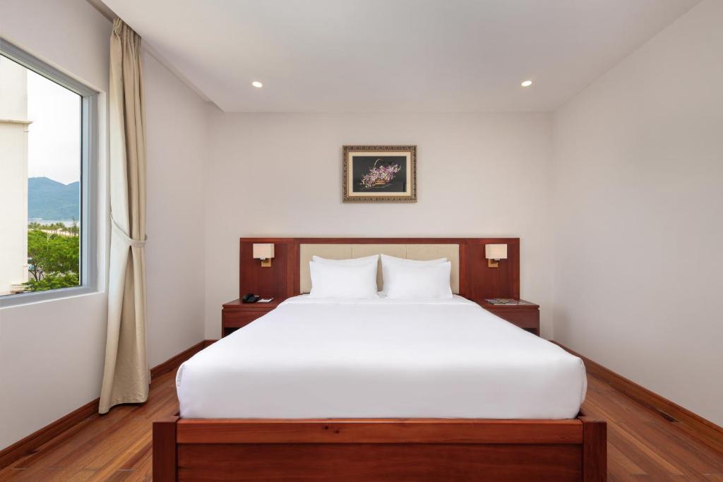 Giường trong phòng chung tại Sekong Hotel Da Nang