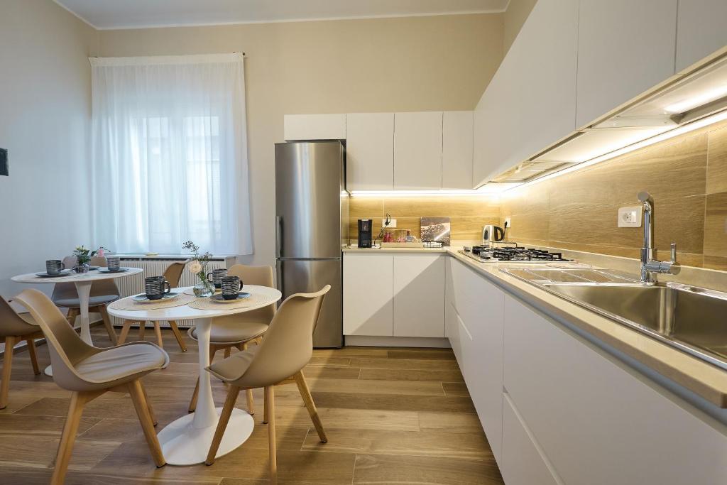 Kuchyň nebo kuchyňský kout v ubytování B&B aMare - Il Battito del Mare a due passi