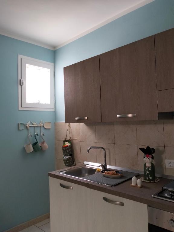 Kuchyň nebo kuchyňský kout v ubytování Casa vacanze Vista Castello