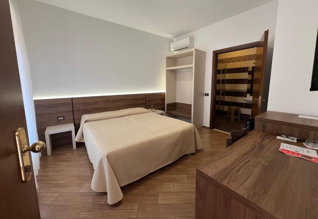 Postel nebo postele na pokoji v ubytování Hotel Soleado