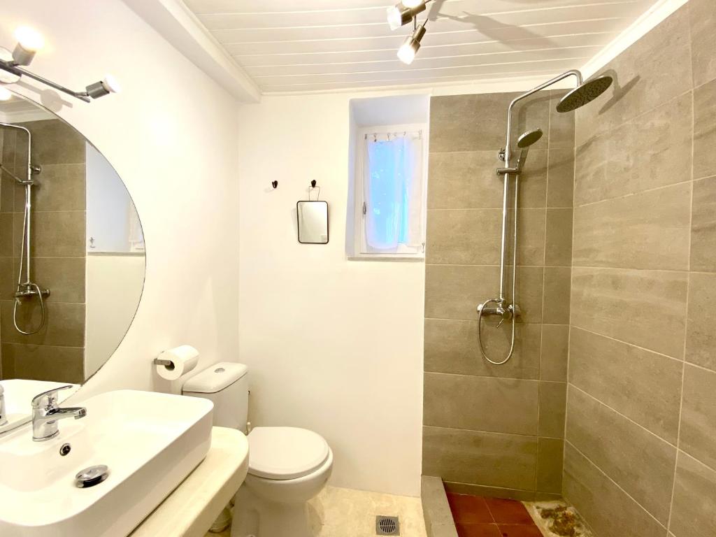 Koupelna v ubytování Antiklea Villa