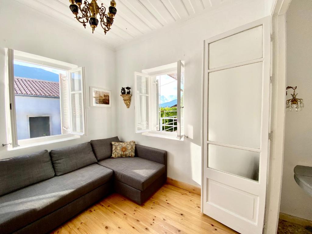 Posezení v ubytování Antiklea Villa