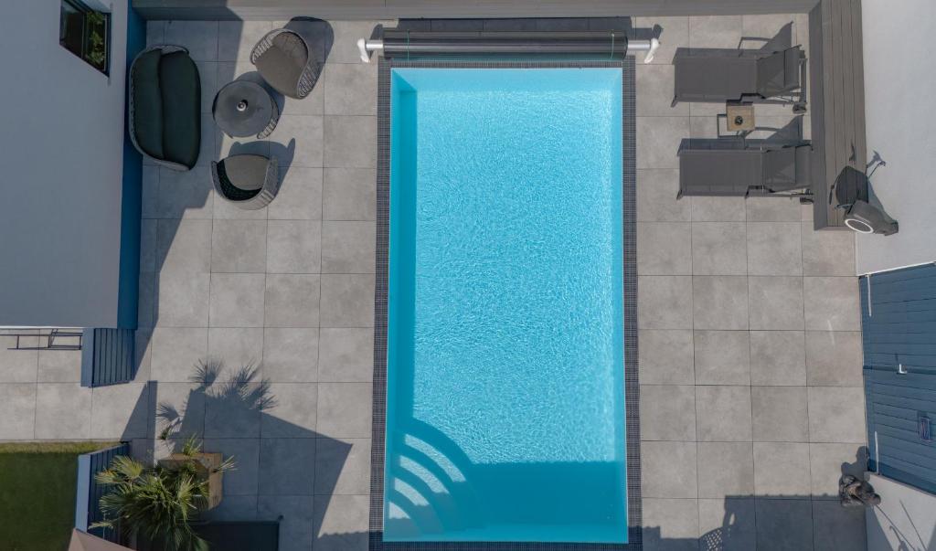 Bazén v ubytování KRACHER Ferienhaus Landhaus No 1 - inklusive Pool nebo v jeho okolí
