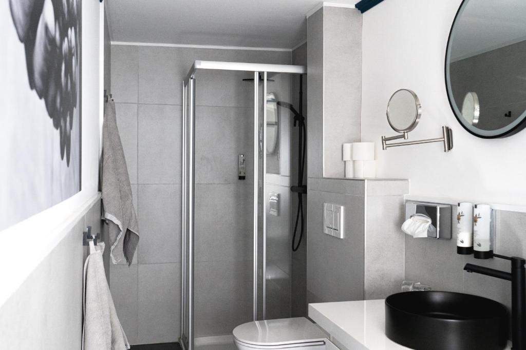 Koupelna v ubytování KRACHER Ferienhaus Landhaus No 1 - inklusive Pool