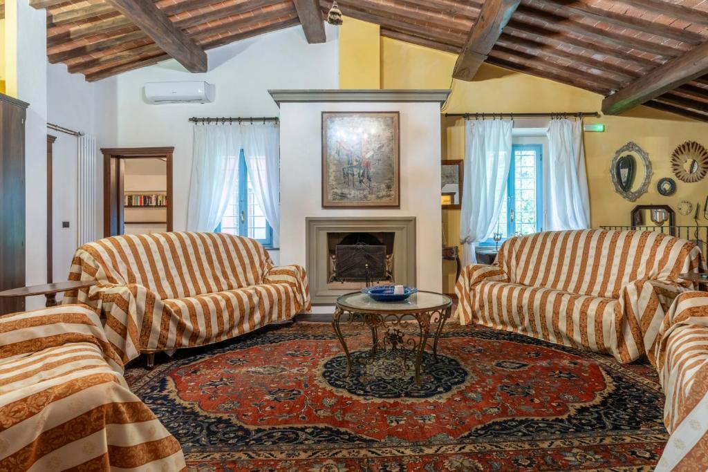 Posezení v ubytování Mulino di Castelvecchio