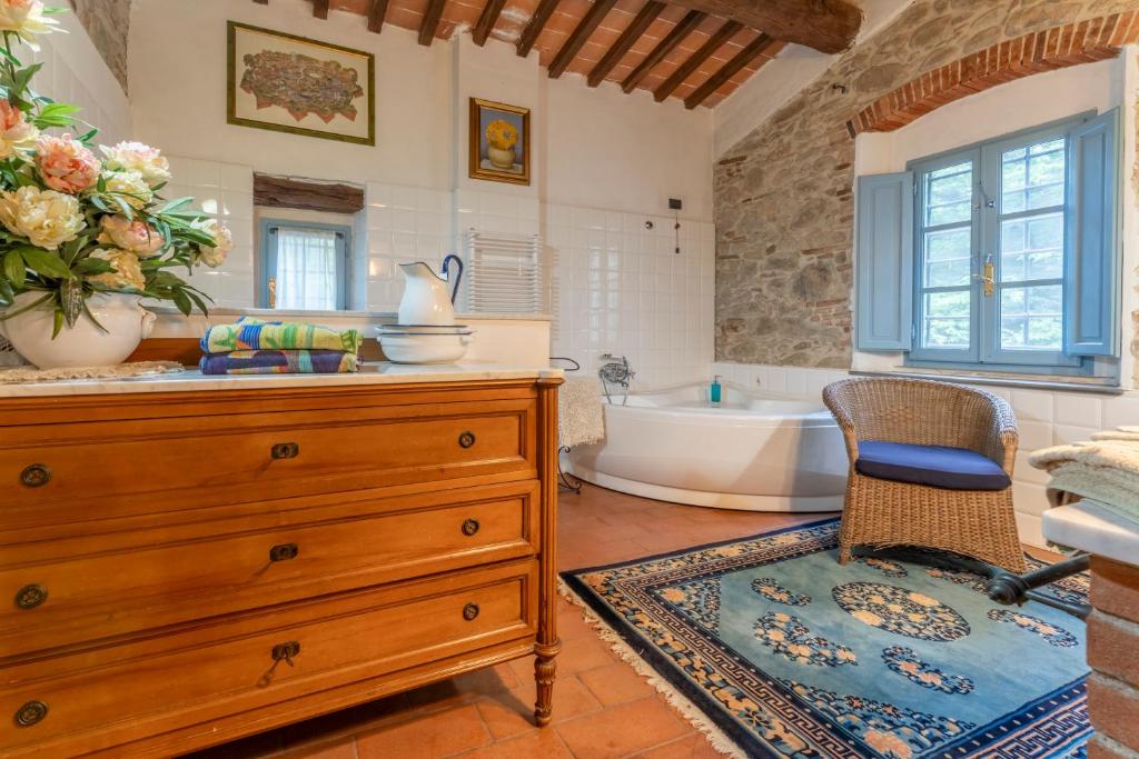 Posezení v ubytování Mulino di Castelvecchio