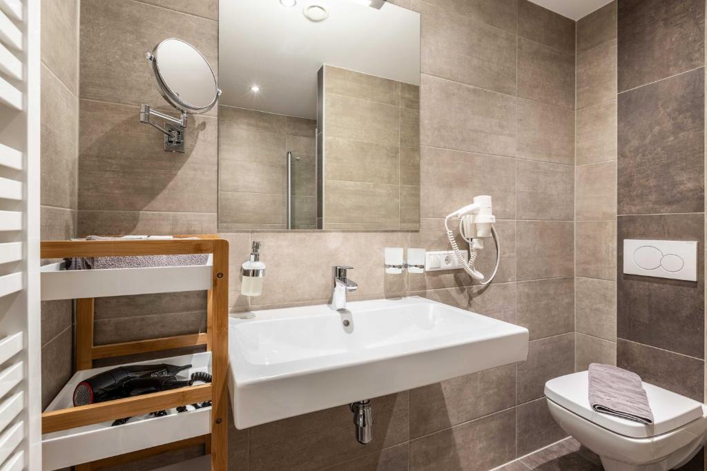 Koupelna v ubytování keyone rooms Gerlos
