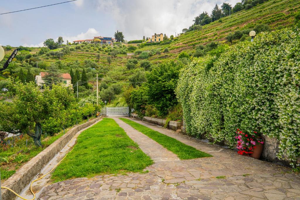 Zahrada ubytování B&B Lo Zefiro