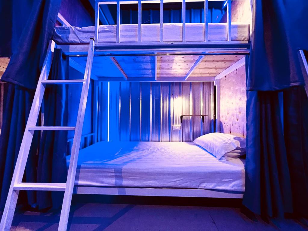 Postel nebo postele na pokoji v ubytování The Lab Sleep Hostel
