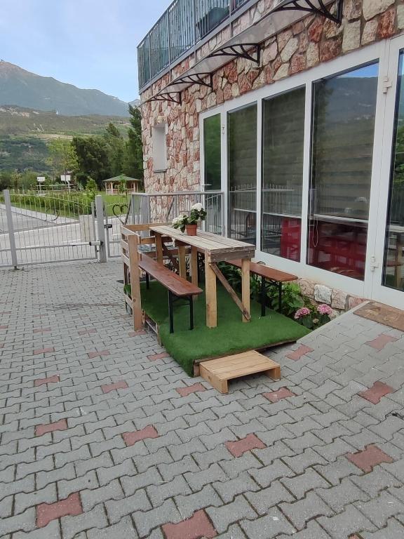Nespecifikovaný výhled na hory nebo výhled na hory při pohledu z apartmánu