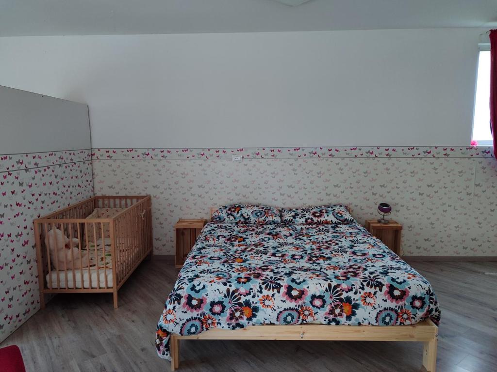 Postel nebo postele na pokoji v ubytování Al Nido
