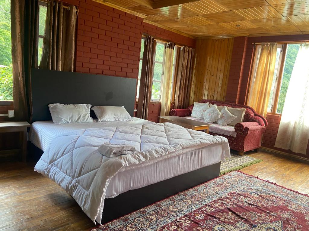 Postel nebo postele na pokoji v ubytování Mountain Buddies