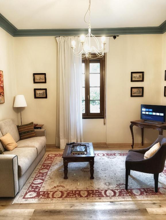 Posezení v ubytování Bed&Breakfast Villa Devoto" La Torretta"
