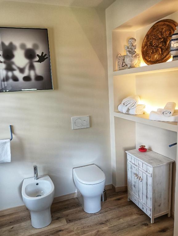 Koupelna v ubytování Bed&Breakfast Villa Devoto" La Torretta"