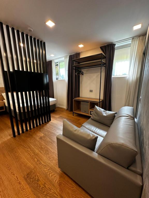 Posezení v ubytování GRANDI 32 Boutique Residence