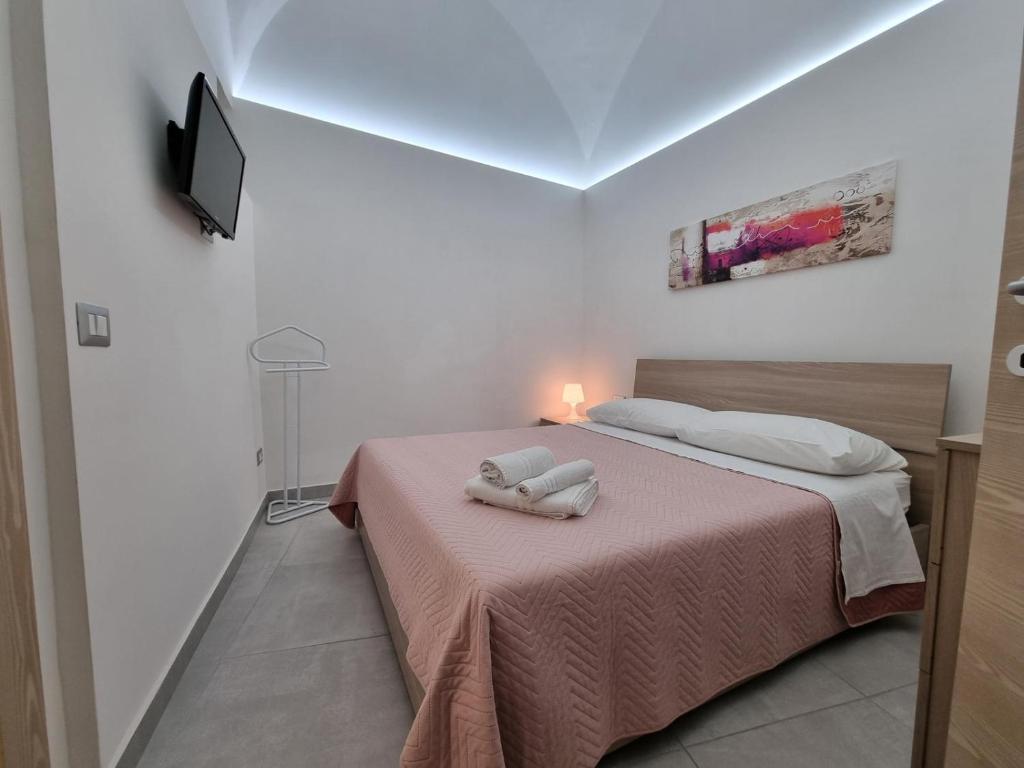 Postel nebo postele na pokoji v ubytování Torremare