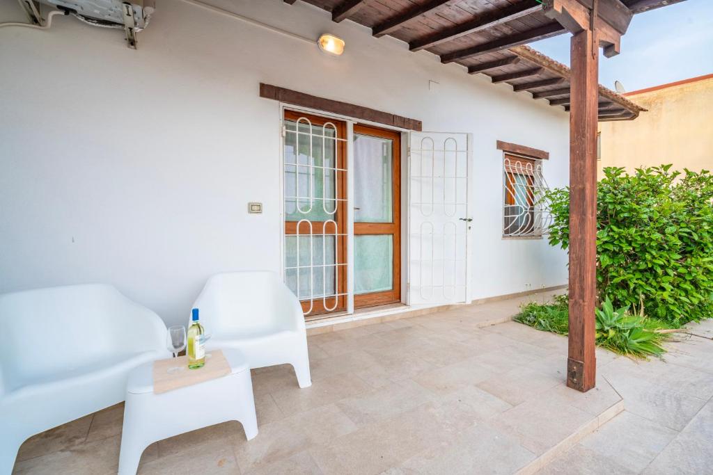 Μπαλκόνι ή βεράντα στο Oasi a Margine Rosso