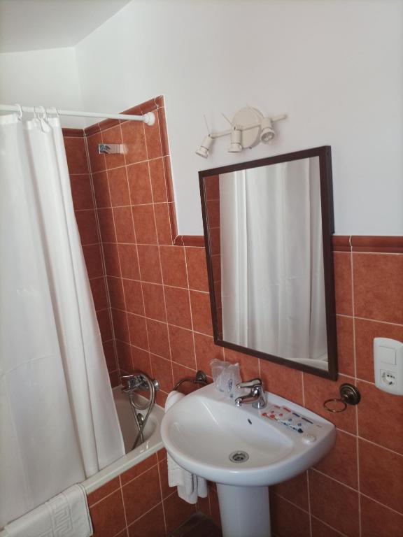 Koupelna v ubytování Hostal San Cayetano
