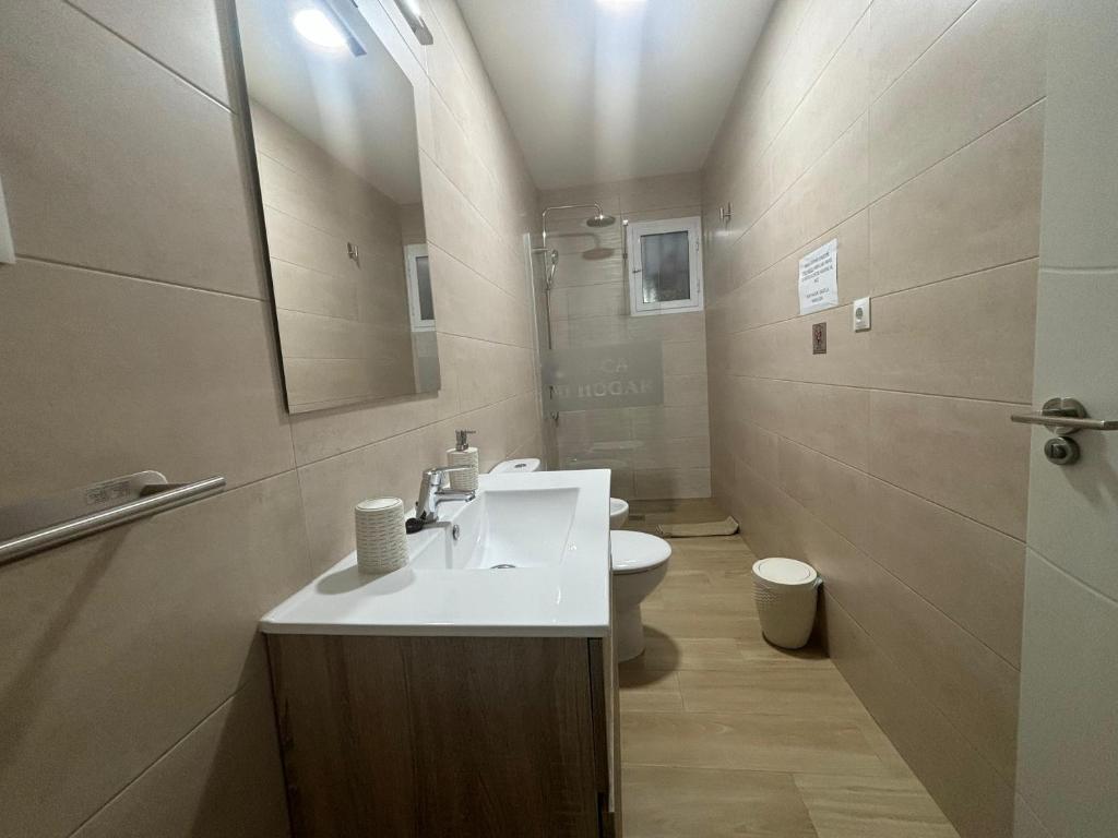 A bathroom at Villa El Hogar