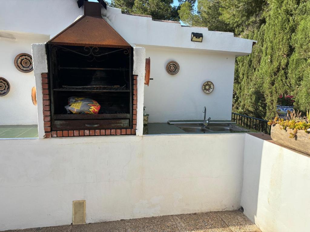 A balcony or terrace at Villa El Hogar