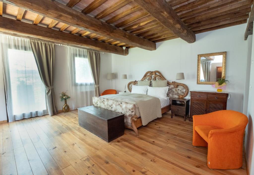 En eller flere senge i et værelse på Il Casale-toscoemiliano