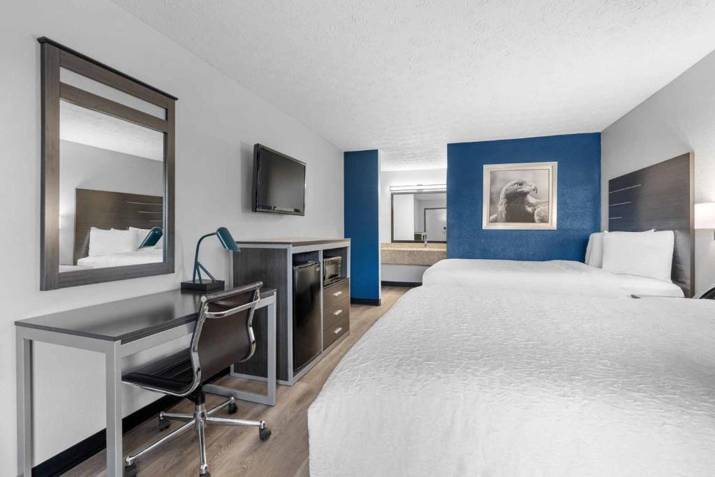 Auburn Lodge near University - Queen Room Met Twee Queensize Bedden - Niet -roken
