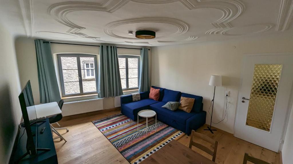 Posezení v ubytování Ferienwohnung Michelskeller