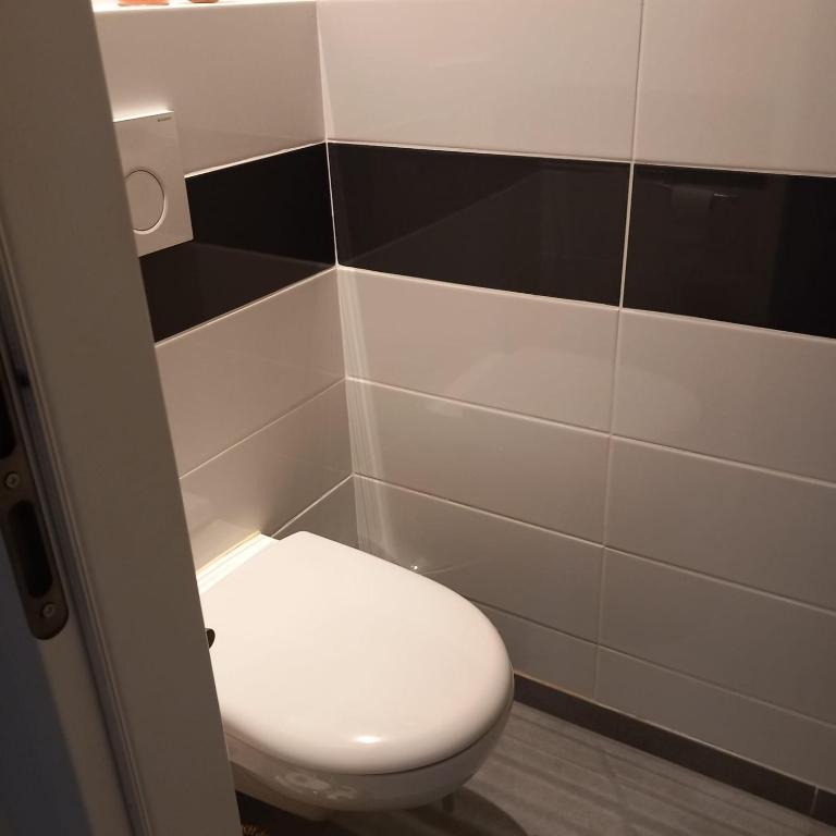 Koupelna v ubytování Chambre tout confort