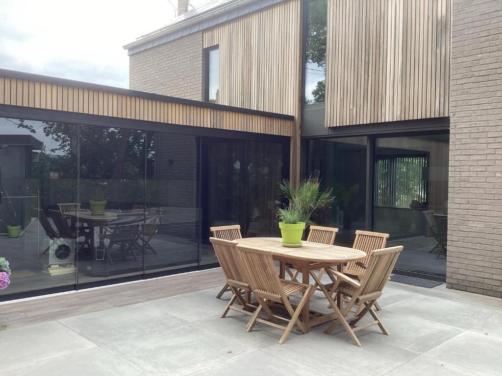 Patio nebo venkovní prostory v ubytování Gîte de la Tour